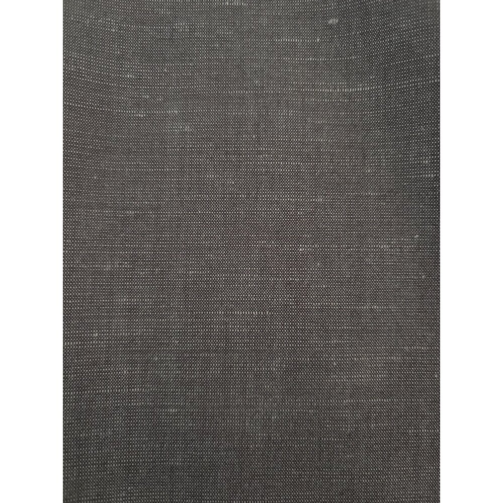 Quiet Luxury Tailored Skirt 8 by Classiques Entier Pleated Hem Rayon-Linen Blend - Picture 9 of 11
